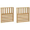 vidaXL K&auml;etugede moodul 2 pcs Valge 60 x 6 x 61 cm Tugev akatsiapuu