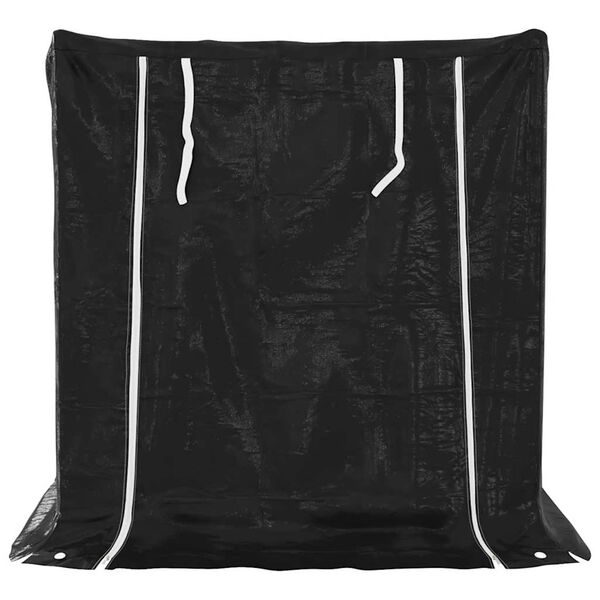 vidaxL k&uuml;ttepuude riiul vihmakattega, 100,5x80,5x110,5 cm