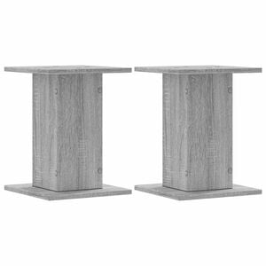 vidaXL k&otilde;larialused 2 tk, hall Sonoma, 30x30x40 cm, tehispuit