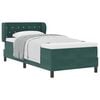 vidaXL Karbi vedrumadrats peaga Tumeroheline 90 x 190 cm Samet