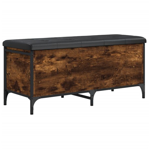 vidaXL hoiupink, suitsutatud tamm, 102 x 42 x 45 cm, tehispuit