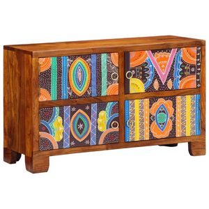 vidaXL Kinga kapp ladustamisega Pruun 90 x 35 x 55 cm Akaatsiapuit