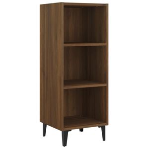 vidaXL puhvetkapp, pruun tamm, 34,5x32,5x90 cm, tehispuit