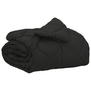 vidaXL T&auml;ispika aasta tekk Must 200 x 135 cm Mikrokiud