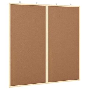 vidaXL Teabepaneel 80 x 80 x 1.4 cm M&auml;nnipuit Pruun Kokkupandav
