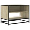 vidaXL telerikapp Sonoma tamm 61x40x46cm projekteeritud puit ja metall
