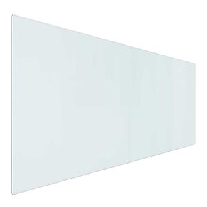 vidaXL Kaminaklaasi plaat L&auml;bipaistev 120 x 50 cm Klaas
