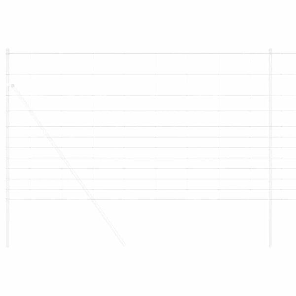 vidaXL Karjamaa-aed H&otilde;bedane 25 x 1,4 m Tsingitud teras