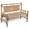 vidaXL kokkupandav aiapink, 120 cm, bambus
