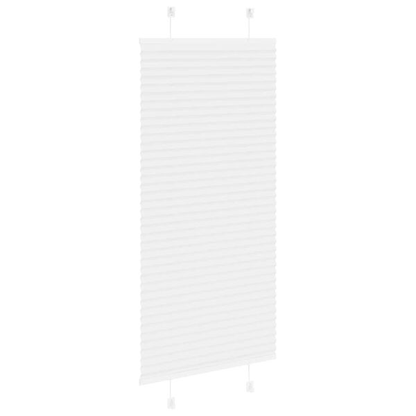 vidaXL plisseeritud ruloo valge 55x150 cm kanga laius 54,4 cm