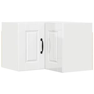 vidaXL Seinaja nurkade kapp PORTO Kergelt l&auml;ikiv valge 57 x 57 x 40 cm