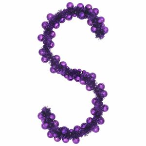 vidaXL Jõulupallide lipuvaks Lillakas 186 cm Polüstüreen