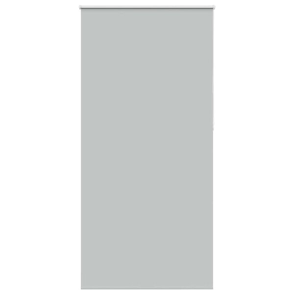 vidaXL pimendav ruloo helehall 95x210 cm kanga laius 90,7 cm pol&uuml;ester