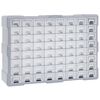 vidaXL mitme sahtliga organiseerija 64 sahtliga 52 x 16 x 37,5 cm