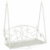 vidaXL Kiikpink Teras 110 x 52,5 x 47 cm Antikvalge