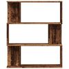 vidaXL raamatukapp Vana puit 80x24x96 cm Engineered Wood