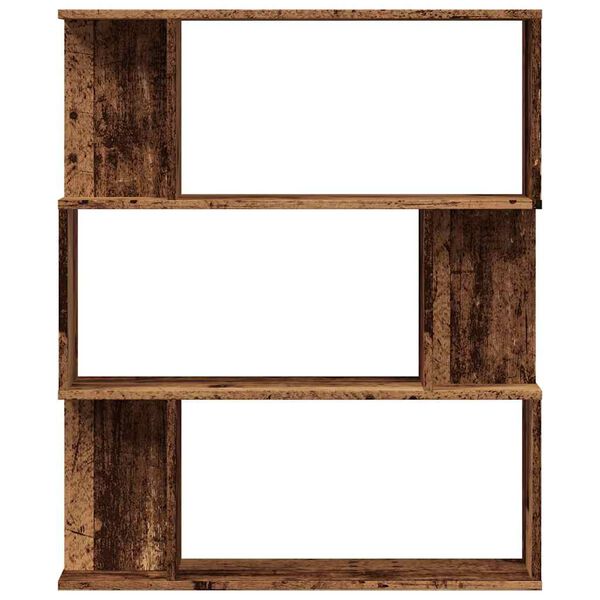 vidaXL raamatukapp Vana puit 80x24x96 cm Engineered Wood