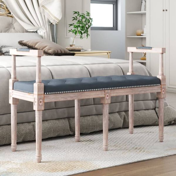 vidaXL pink, tumehall, 110 x 40 x 70 cm, samet