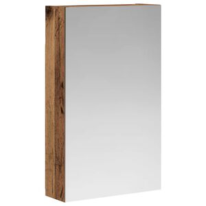 vidaXL Vannitoa peeglikapp Vana puit 30 x 10,5 x 50 cm Tehispuit