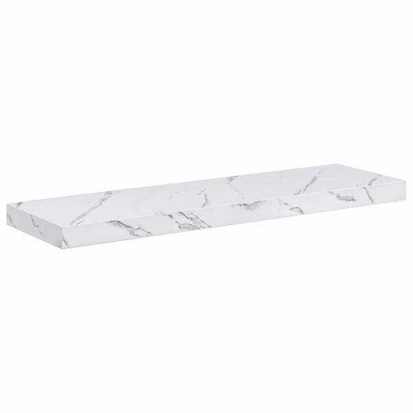 vidaXL Seinariiul Valge Marmor 80 x 23,5 x 4 cm Tehispuit