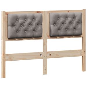 vidaXL Peats Muu Pruun ja taupe 120 cm M&auml;nnipuit