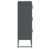 vidaXL Highboard Antratsiit 68x39x123 cm Teras