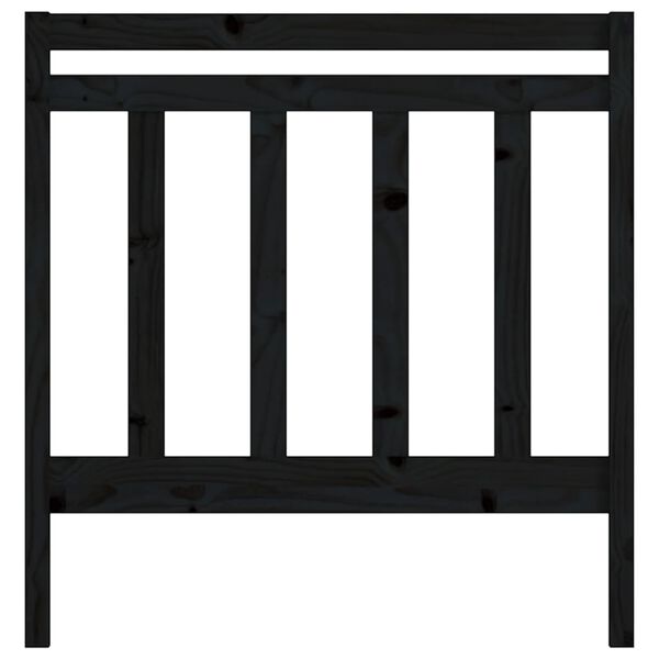 vidaXL voodipeats, must, 95 x 4 x 100 cm, m&auml;nnipuit