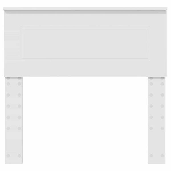 vidaXL Peats peaga Valge 75 cm Tehispuit