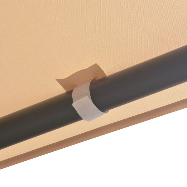 vidaXL varikatus 4 x 4 m, teras, beež