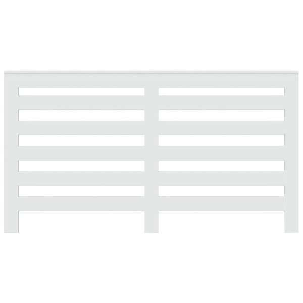 vidaXL radiaatori kate, valge, 149x20x82 cm, tehispuit