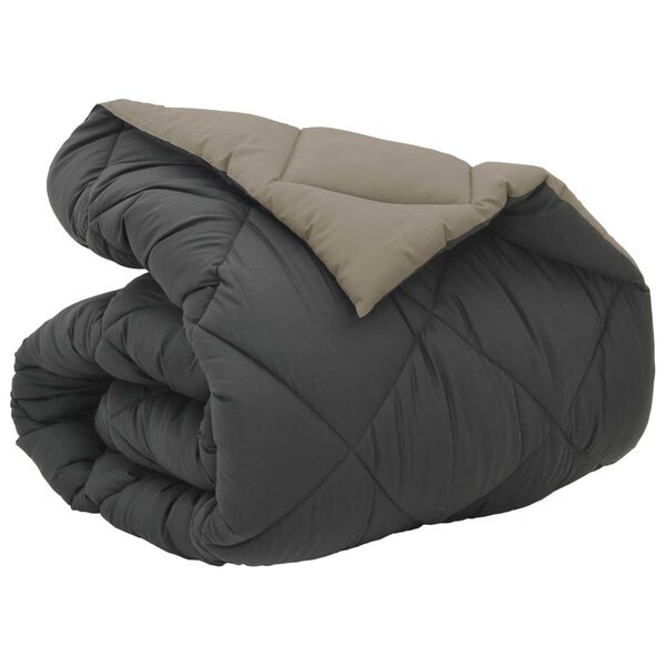 vidaXL Talve tek Helehall ja antriit 220 x 135 cm Mikrokiud