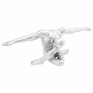 vidaXL Skulptuur H&otilde;bedane 63 x 20 x 22 cm Alumiinium