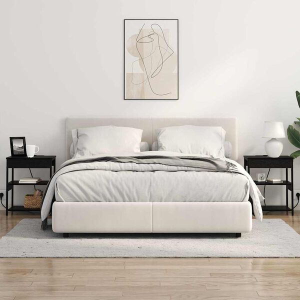 vidaXL &Ouml;&ouml;lambi kapp Must tamm 41 x 31 x 51 cm Tehispuit