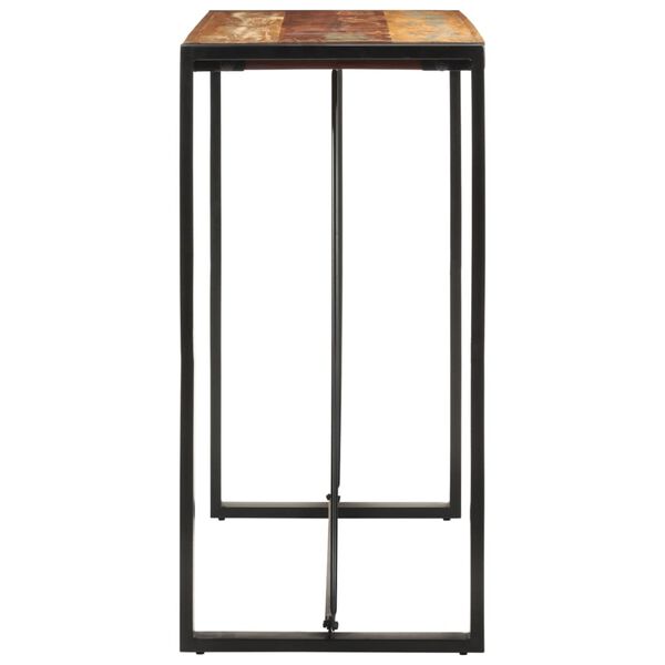 vidaXL baarilaud, 110x55x110 cm, taastatud puit