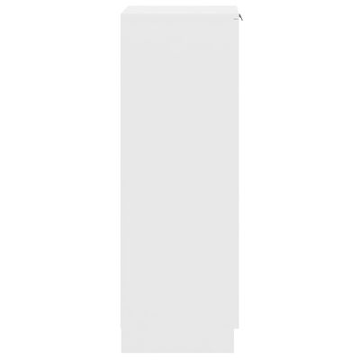 vidaXL jalatsikapp, valge, 30 x 35 x 100 cm, tehispuit