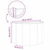 vidaXL Taimekast Rooste 90 x 45 x 50 cm terase t&uuml;&uuml;p