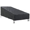vidaXL V&auml;lim&ouml;&ouml;bli kate Must 195 x 76 x 82 cm 600D Oxford kangas