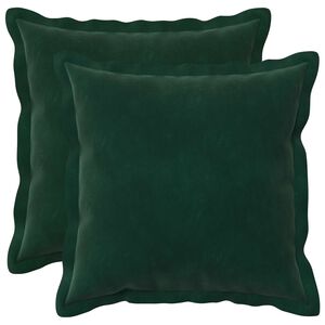 vidaXL Padi padjaga HOUTEN 2 tk Tumeroheline Samet