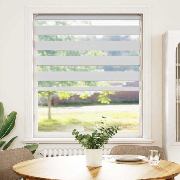 vidaXL Triibuline ruloo 110x100 cm kanga laius 105,9 cm pol&uuml;ester