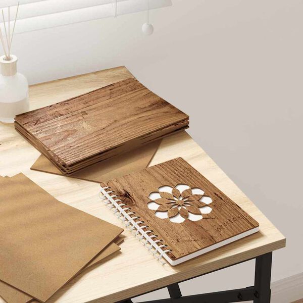 vidaXL Dekor Paneelid 150 pcs Vana puit 21 x 30 x 0,27 cm Tehispuit