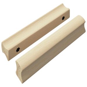 vidaXL Sirge k&auml;epide 2 pcs Looduslik puiduv&auml;rv 130 x 25 x 30 mm