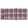 vidaXL k&otilde;rge seljatoega toolipadjad 6 tk, punane ruudumuster, kangas