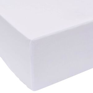 vidaXL Voodilinad Valge 200 x 160 cm Puuvill