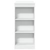 vidaXL baarilaud riiulitega, valge, 95x47x103,5 cm, tehispuit