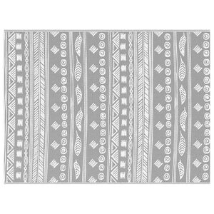 vidaXL Välikorv ARAKIL Hall ja Valge 400 × 300 cm 50% polüpropüleen