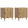 vidaXL &Ouml;&ouml;lambi kapp 2 tk Artisan tamm 43 x 34,5 x 50 cm Tehispuit