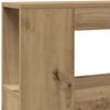 vidaXL LED-peats Artisan Oak 220x18,5x103,5 cm insener puidust
