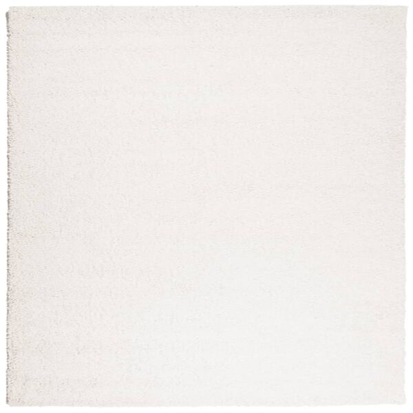 vidaXL k&otilde;rge narmaga Shaggy vaip, kreemjas, 160x160 cm