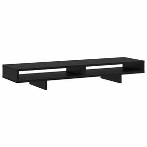 vidaXL Monitori alus Must 100 x 27 x 15 cm Tehispuit