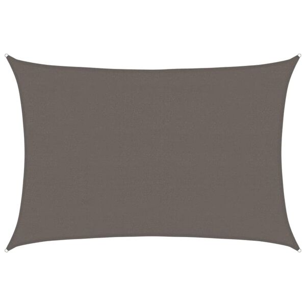 vidaXL päikesepuri 160 g/m² antratsiithall 4 x 5 m HDPE